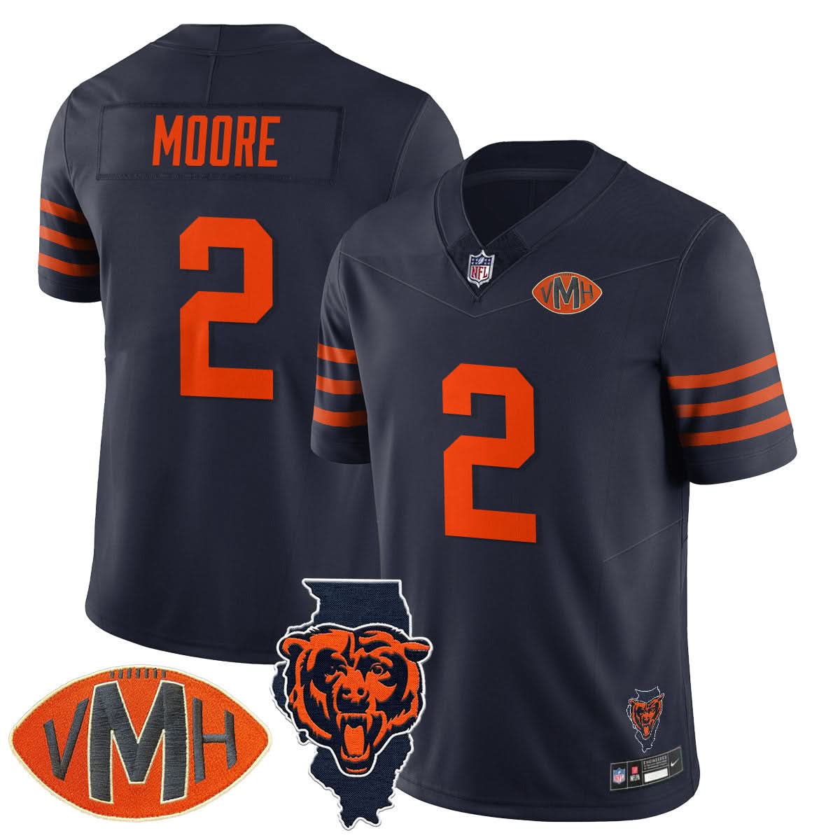 CB Honor Virginia Halas McCaskey Jersey