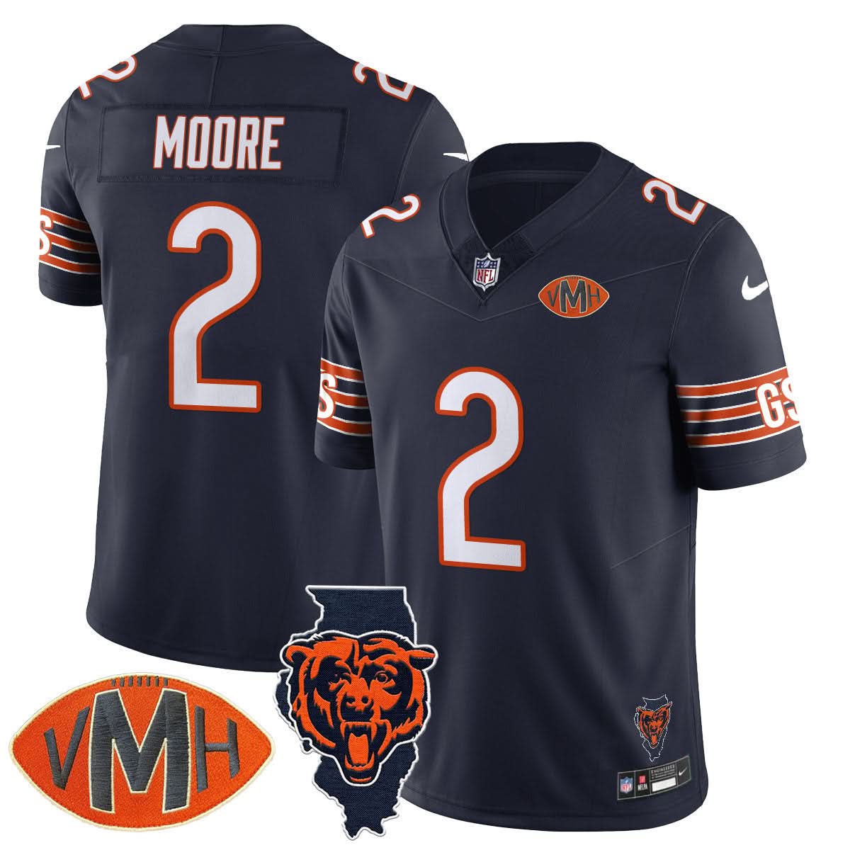 CB Honor Virginia Halas McCaskey Jersey