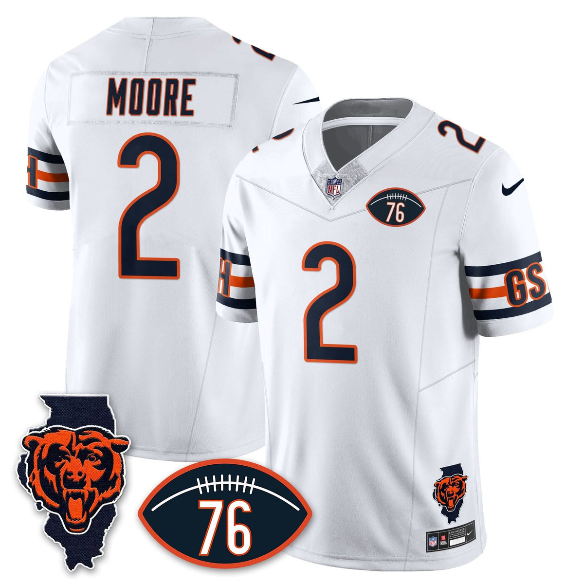 CB Honor Steve McMichael Jersey