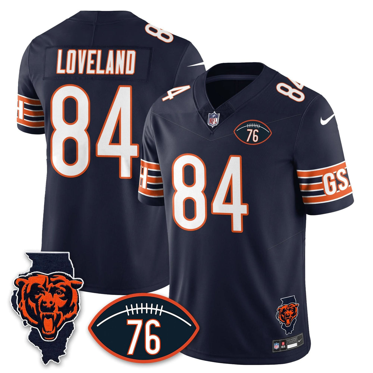CB Honor Steve McMichael Jersey