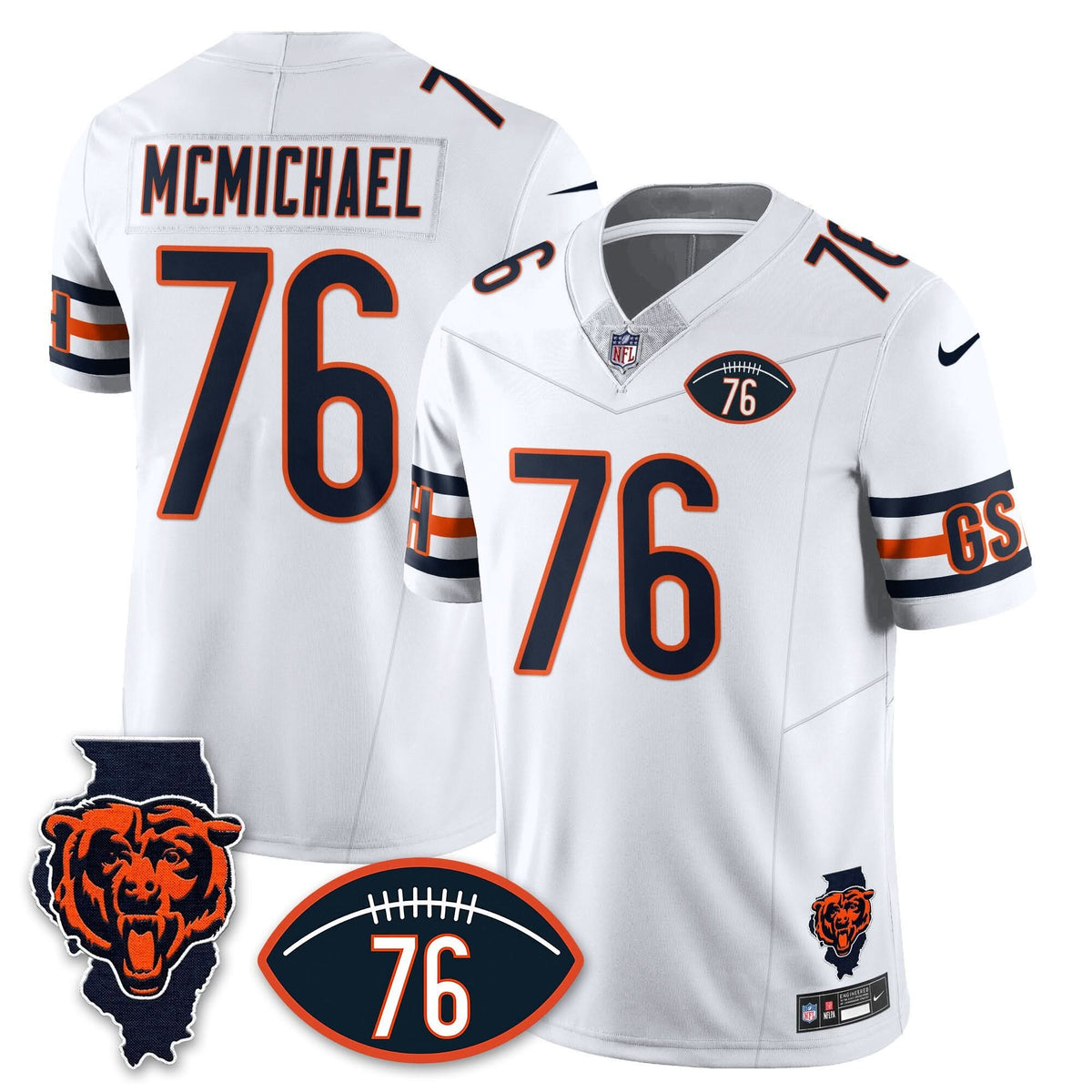 CB Honor Steve McMichael Jersey