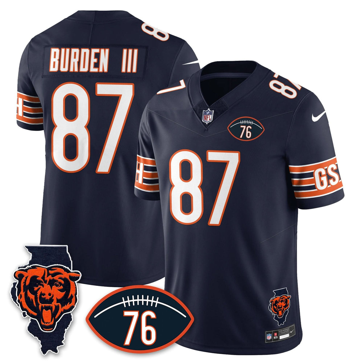 CB Honor Steve McMichael Jersey