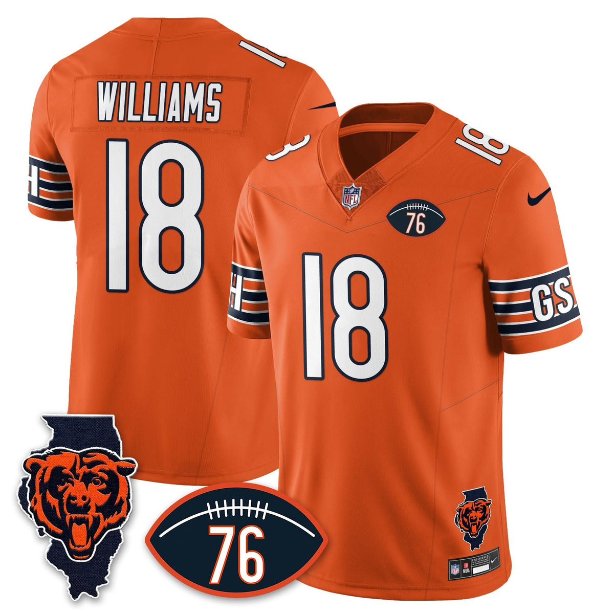 CB Honor Steve McMichael Jersey