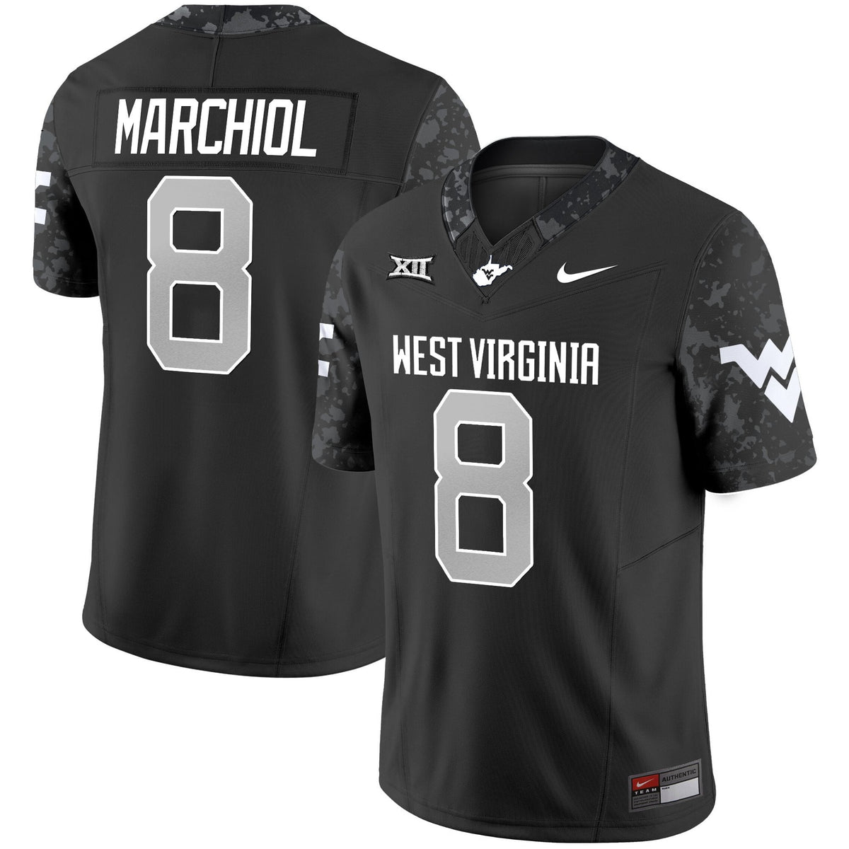 Women's West Virginia Mountaineers 2025 Coal Rush Vapor Limited Jersey - All Stitched
