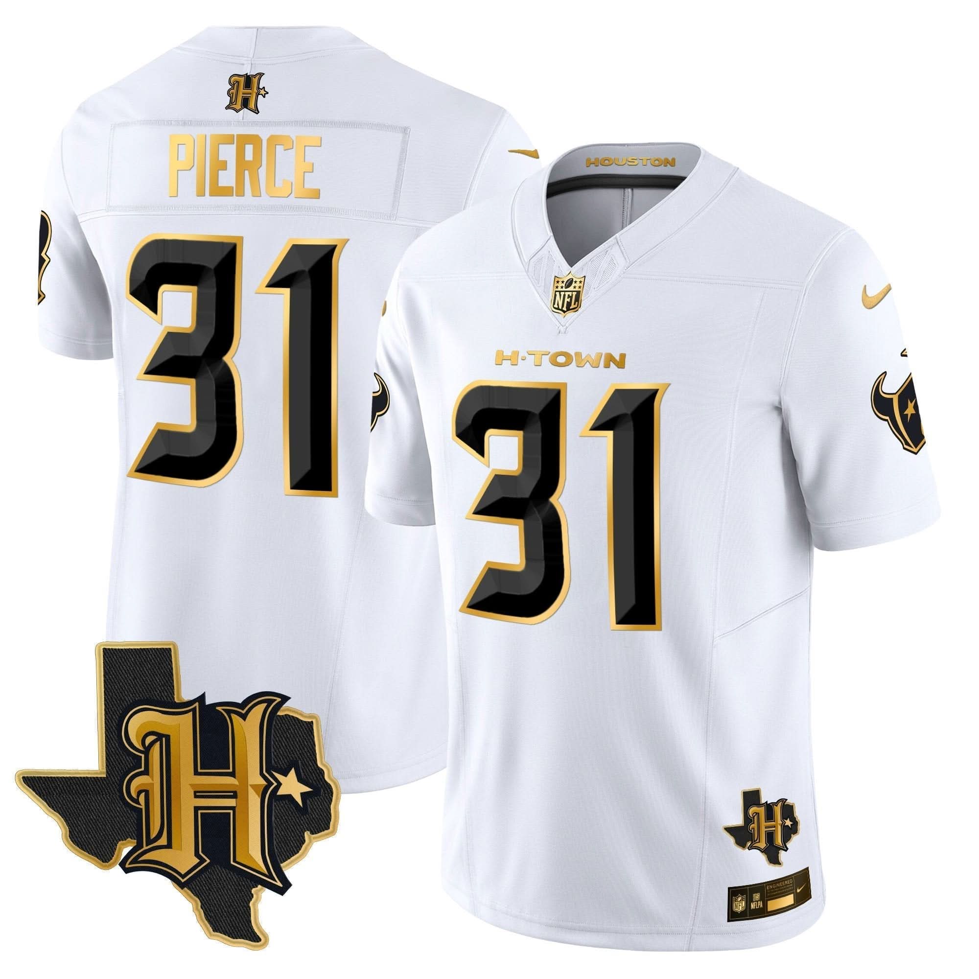 HT 2024 Texas Patch Gold Vapor Limited Jersey