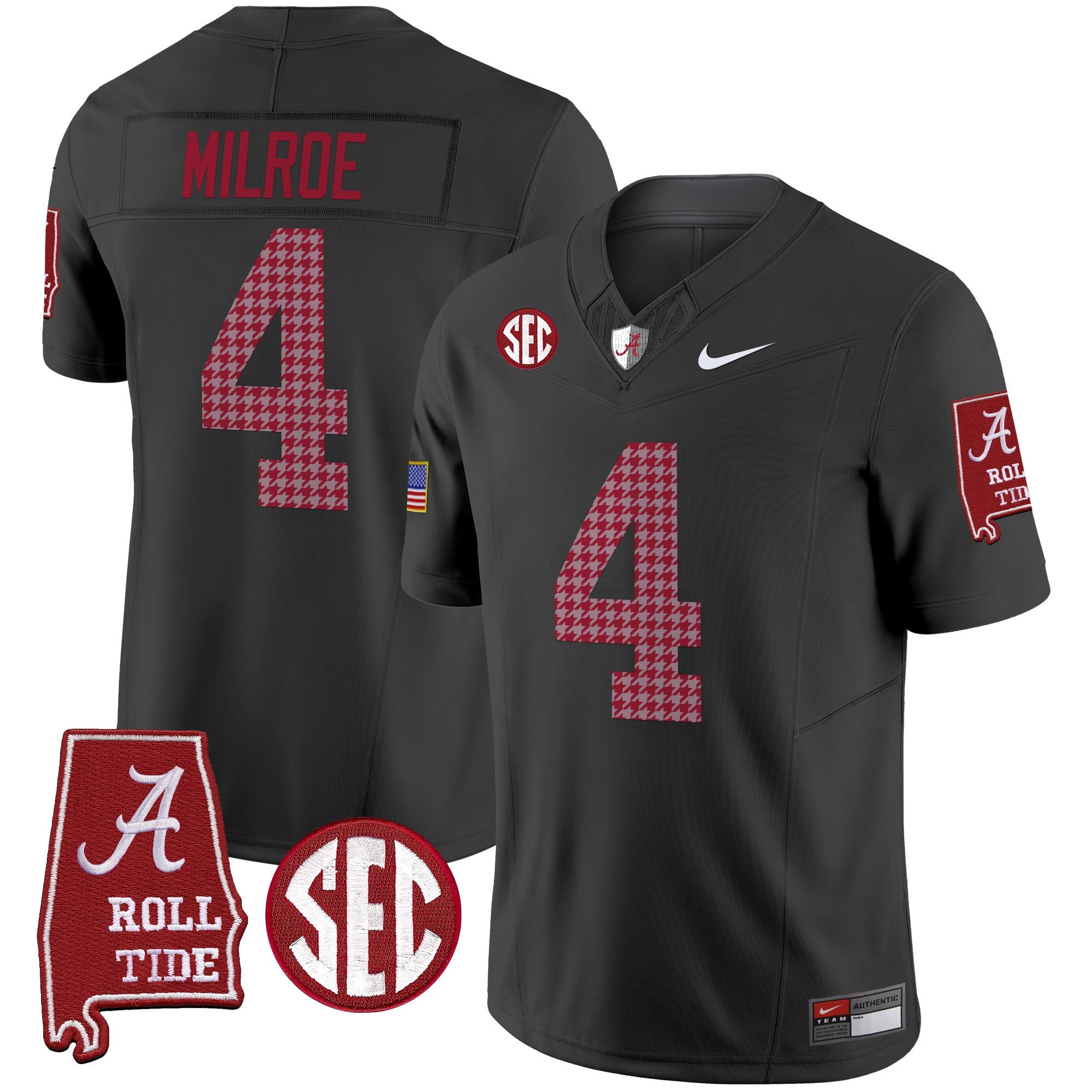 Men's Alabama Crimson Tide Pro Combat Vapor Limited Jersey - All Stitched