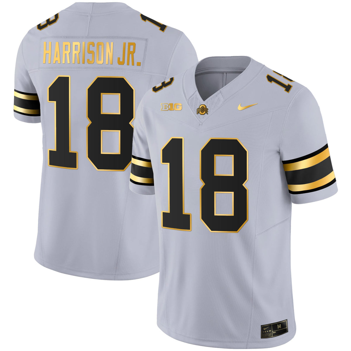 Men's Ohio State Buckeyes Gold Jersey - All Stitched