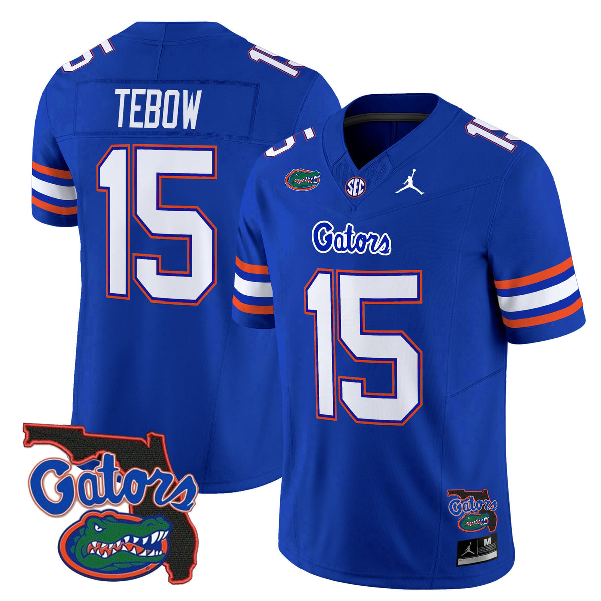 Men's Florida Gators 2024 Florida Patch Vapor Limited Jersey - All Stitched