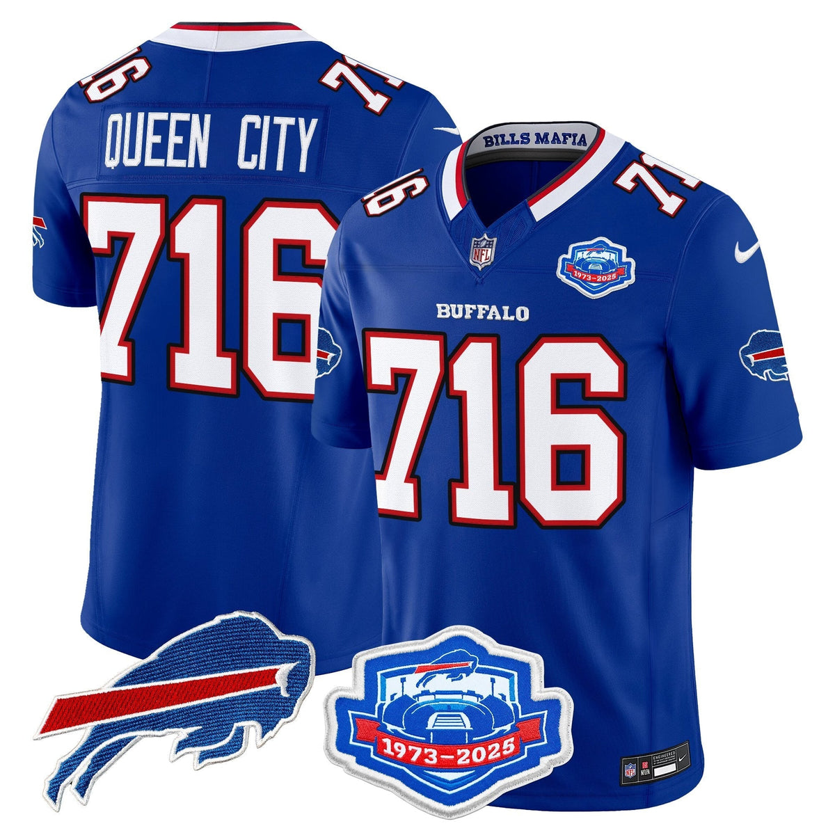 BUF 2025 "Rivalries" Vapor Limited Jersey - Farewell Season Patch