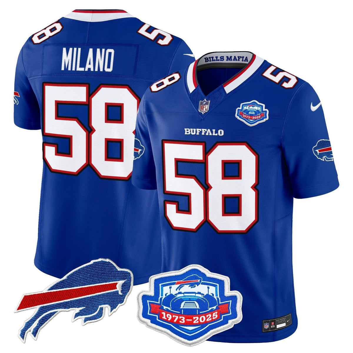 BUF 2025 "Rivalries" Vapor Limited Jersey - Farewell Season Patch
