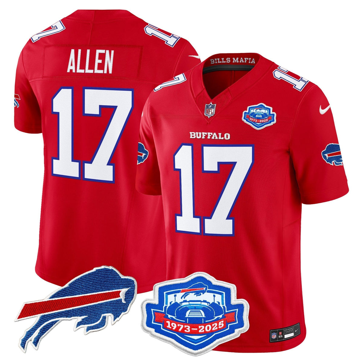 BUF 2025 "Rivalries" Vapor Limited Jersey - Farewell Season Patch