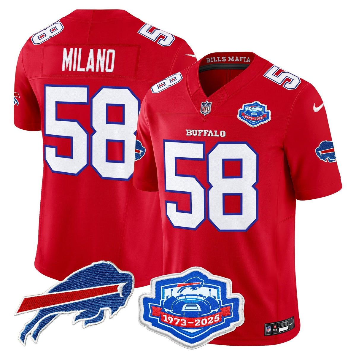 BUF 2025 "Rivalries" Vapor Limited Jersey - Farewell Season Patch
