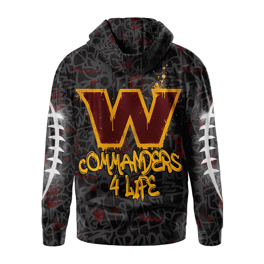 WAS | Premium Special Graffiti My Team 4 Life Hoodie MM