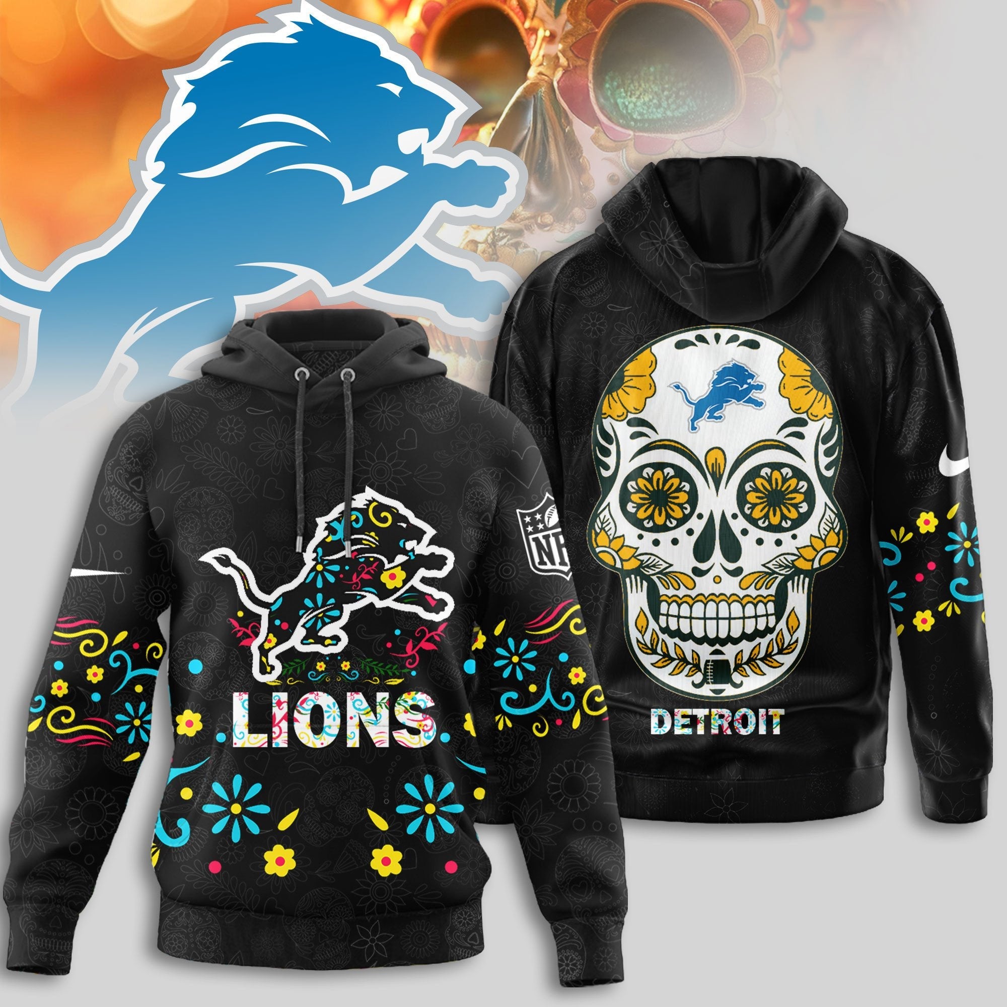 DET | Premium Dia de los Muertos Limited Editions Hoodie MM